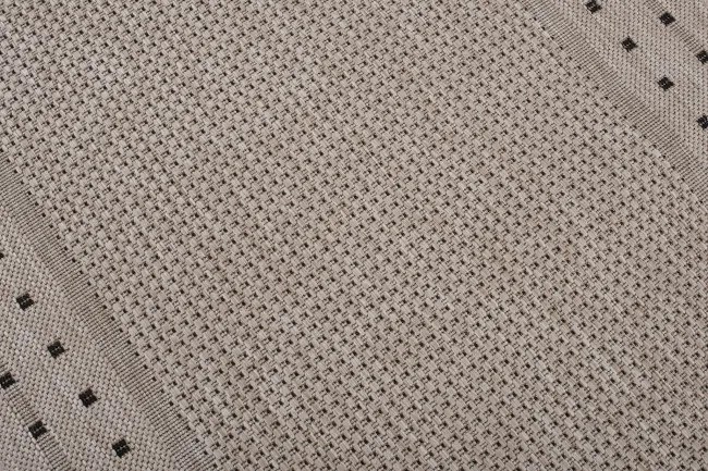 Behúň Floorlux 20329 strieborný / čierny