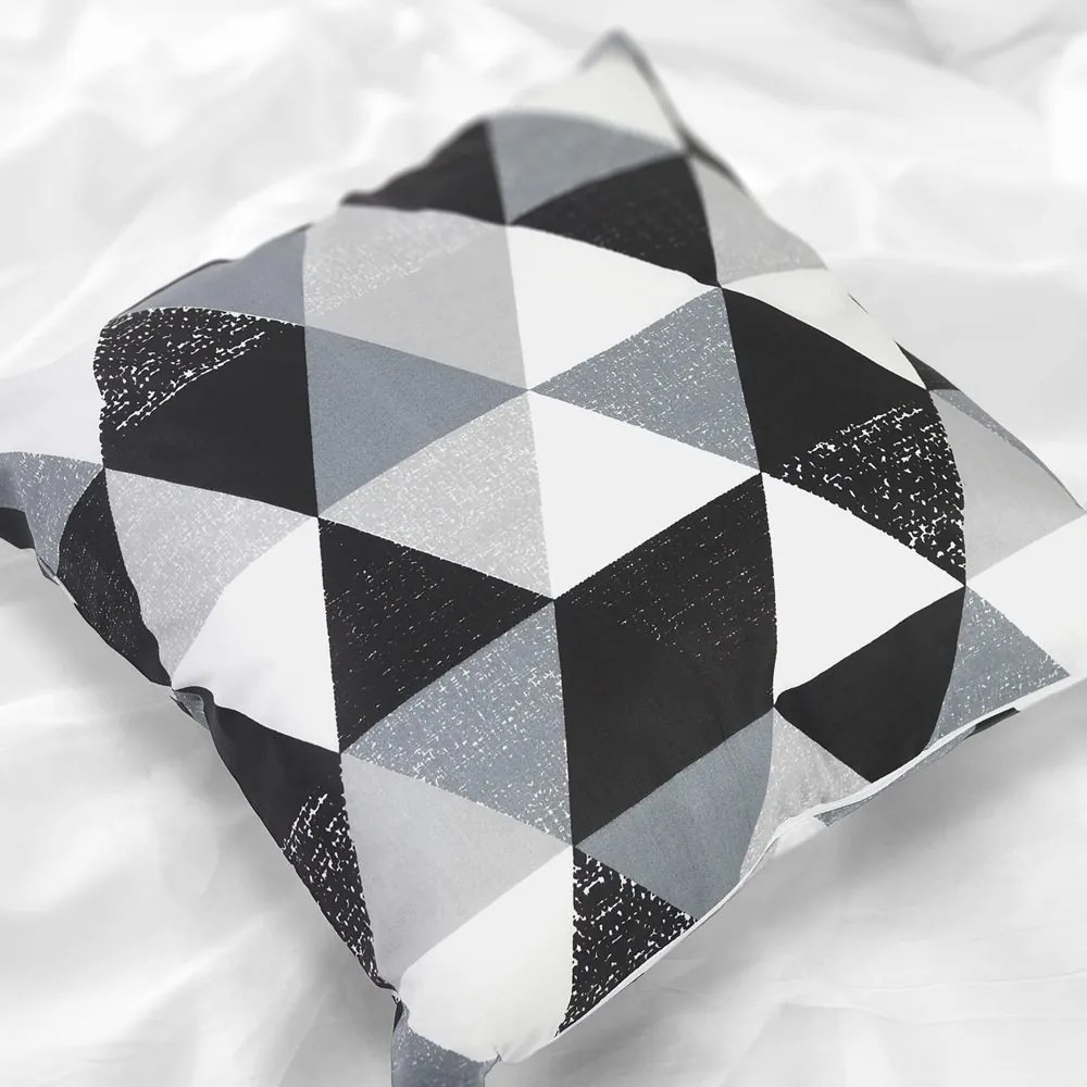 Polášek Bavlnená obliečka na vankúšik - Modré kvety | 40 x 40 cm