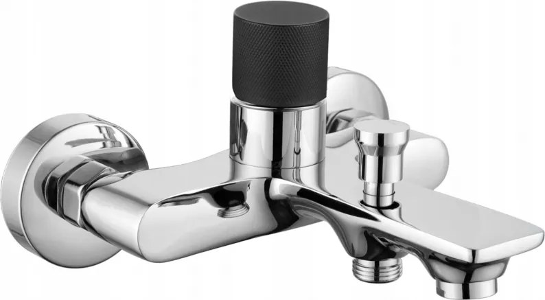 Mexen Royo One vaňová batéria, chrómová/čierna - 72231-07