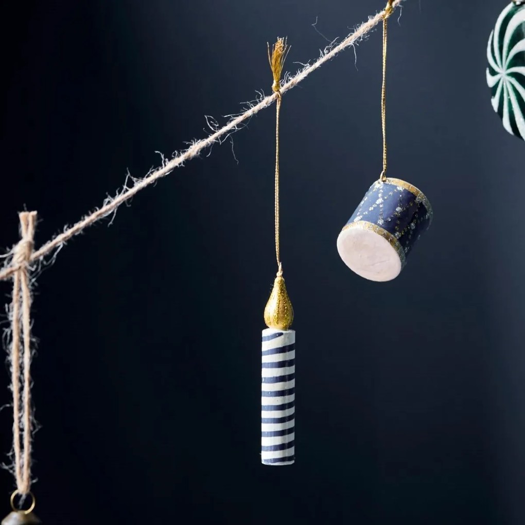 House Doctor Vianočná ozdoba Candle – set 3 ks