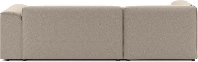 Svetlohnedá rohová pohovka (ľavý roh/s leňoškou) Merid – Ropez