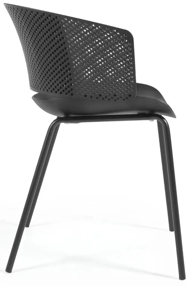 Čierne jedálenské stoličky v súprave 4 ks Yeray – Kave Home