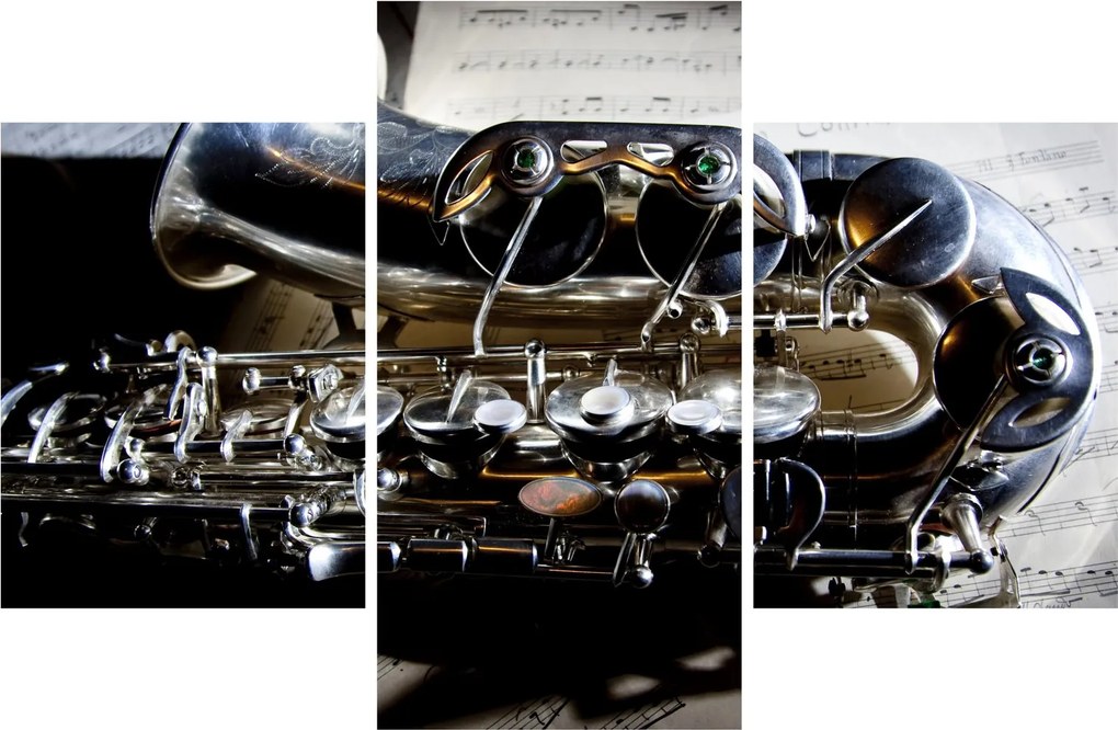 Obraz - Saxofón (90x60 cm)