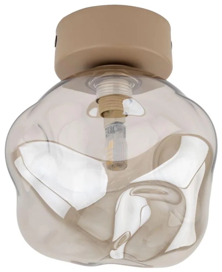 Stropné svietidlo LAVA 1xG9/8W/230V béžové/dymovo-béžové