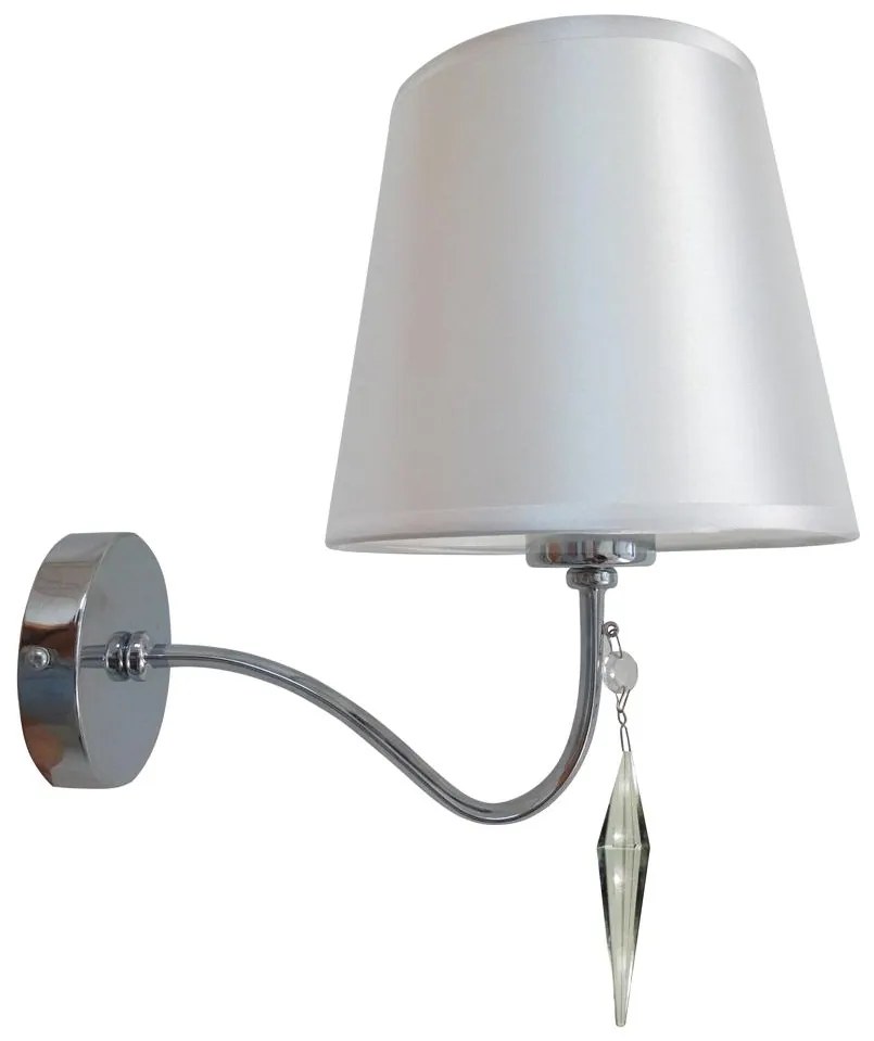 Candellux ANSA Nástenné svietidlo 1X60W E27 CHROM 21-40497