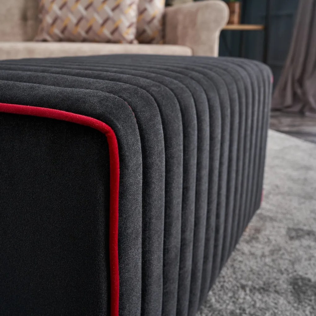 Stolička Mabel Pouf Black