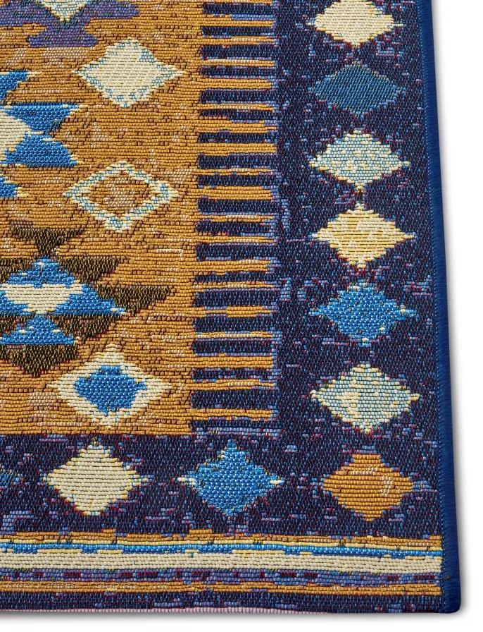 Hanse Home Collection koberce Kusový koberec Cappuccino 105874 Peso Yellow Purple - 120x170 cm