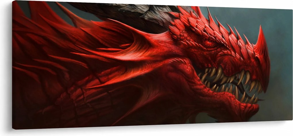 Obraz - Drak (120x50 cm)