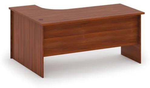 Písací stôl ergonomický MIRELLI A+, pravý, orech