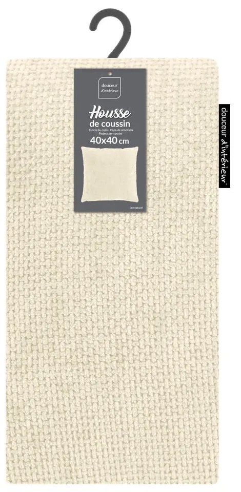 Obliečka na vankúš zo ženilky 40x40 cm Leo – douceur d'intérieur