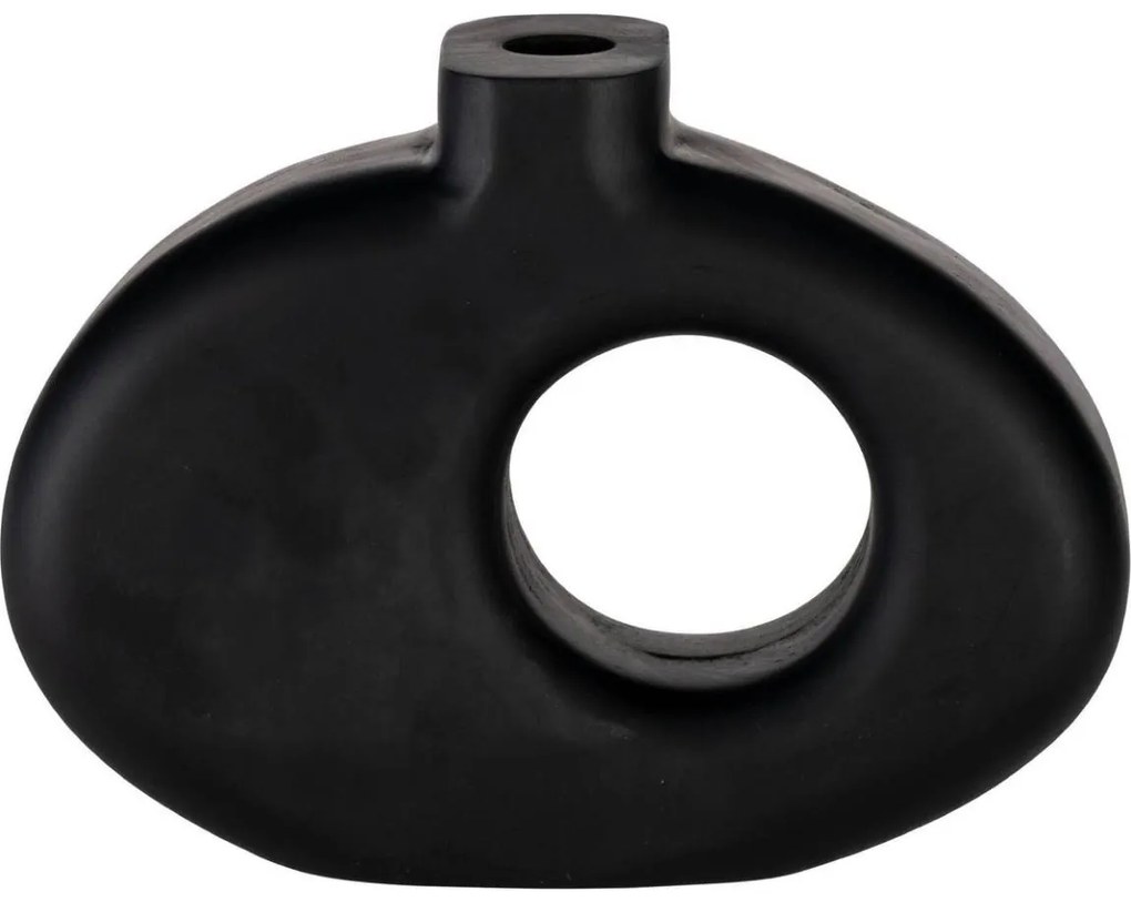 Eglo 421265 - Drevená váza MELOBODY 18x25,5 cm čierna 421265