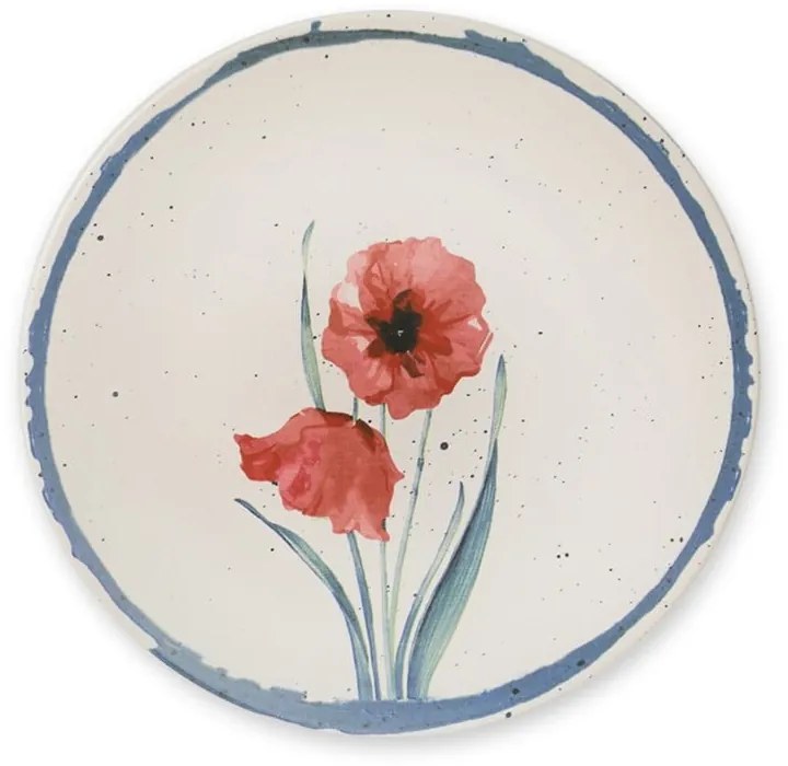 Súprava 6 keramických servírovacích tanierov My Ceramic, ø 25 cm
