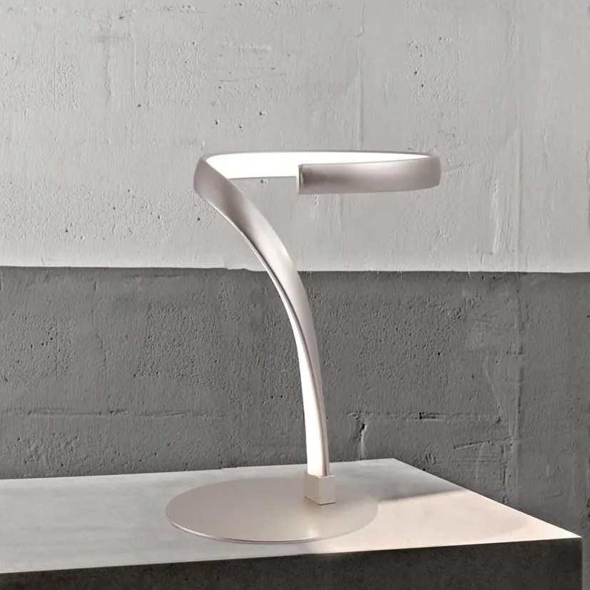 ONLI - LED Stolná lampa INFINITY LED/12W/230V 4500K 24 cm matný chróm