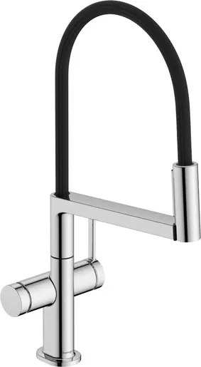 Drezová batéria Hansgrohe Talis Select M54 PowderSpray s otočným ramienkom, 2 prúdy chróm 72861000