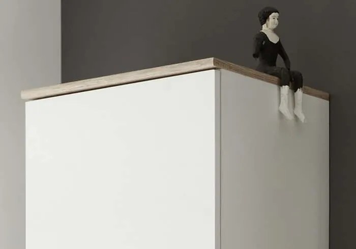 Predsieňová zostava Lift, dub/biela