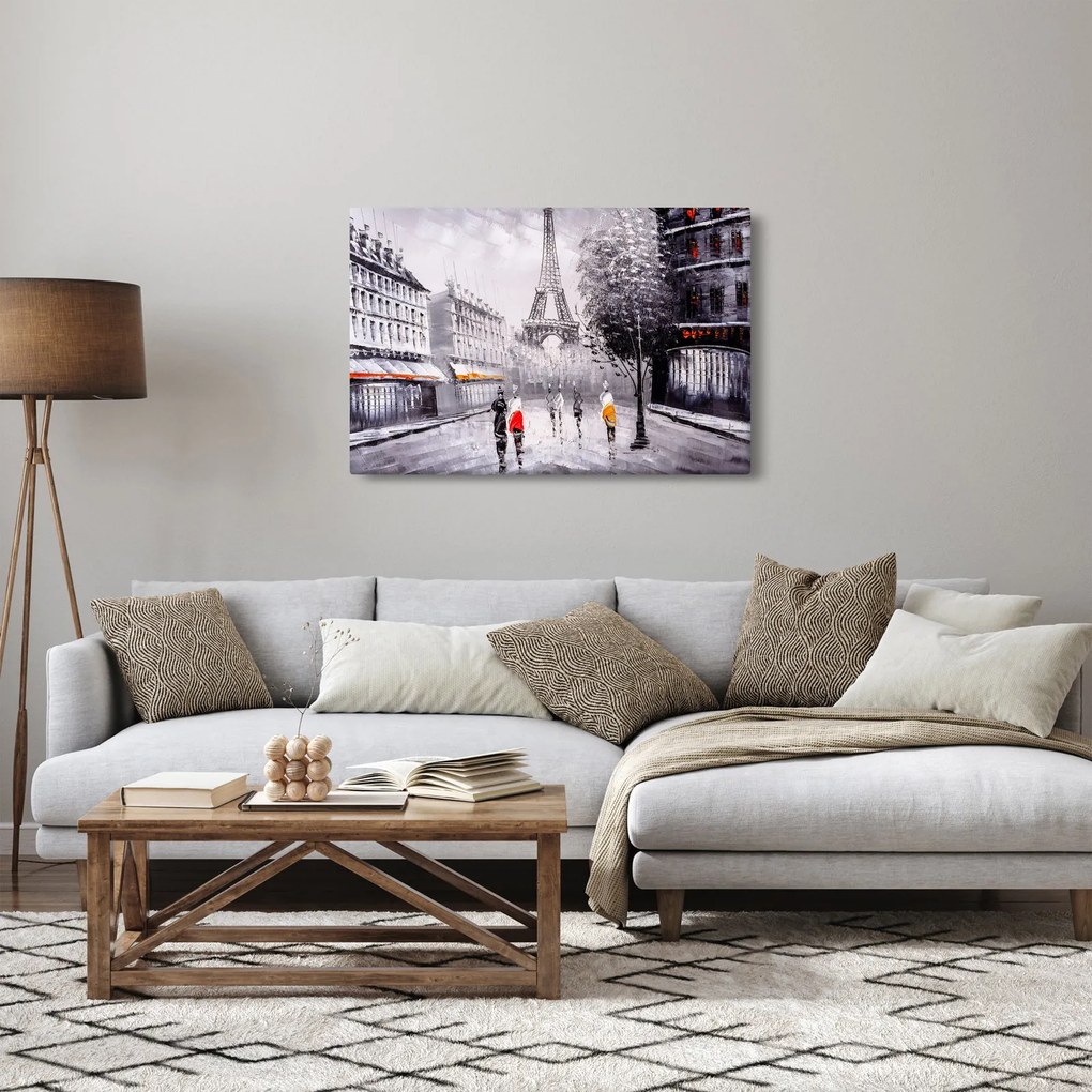 Obraz - Olejomaľba, Paríž (90x60 cm)