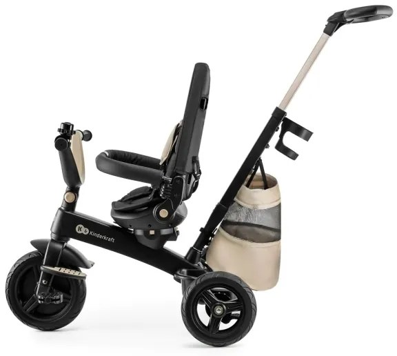 KINDERKRAFT - Detská trojkolka 5v1 EASYTWIST béžová