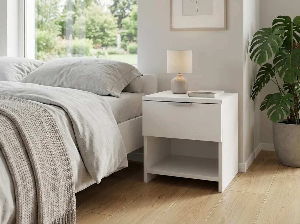 Nočné stolíky HAVANA (2 ks), biela