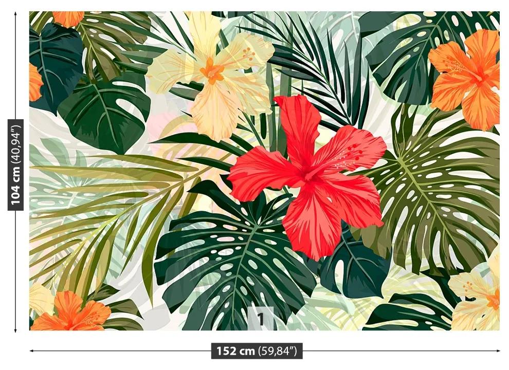Fototapeta Vliesová Havajské rastliny 250x104 cm