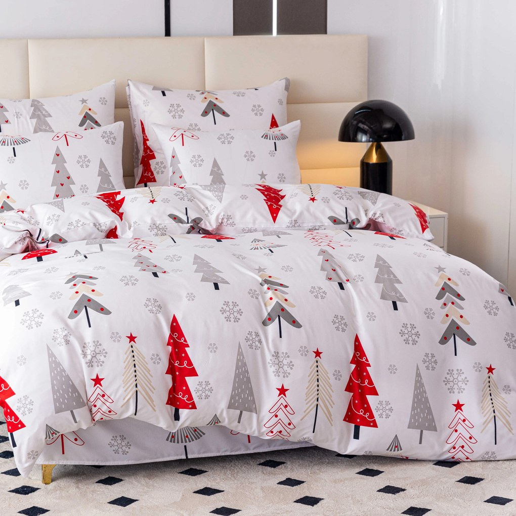 Obliečky z mikrovlákna JINGLE biele Rozmer obliečky: 70 x 90 cm | 140 x 220 cm