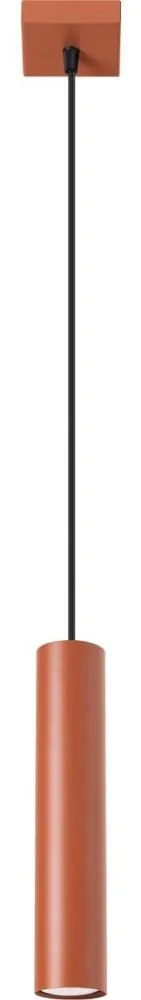 Sollux SL.1489 - Luster na lanku LAGOS 1xGU10/10W/230V červená