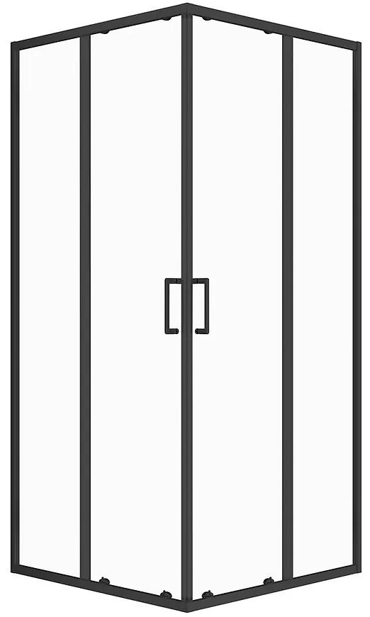 Sprchový kút Rio 90x90x190 black