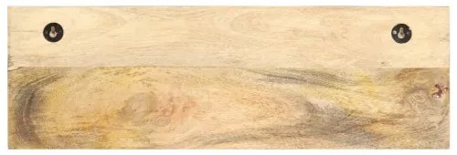 vidaXL Nástenný vešiak na kabáty 60x15x20 cm surový teakový masív-