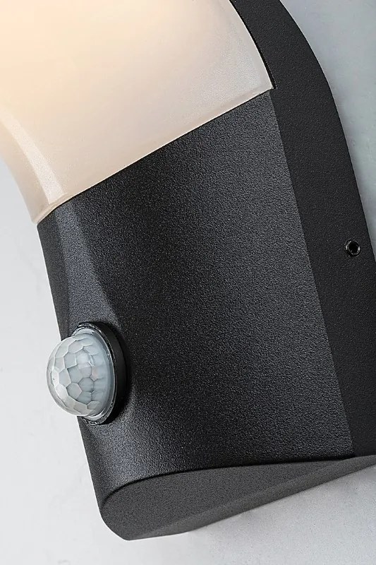 RABALUX 77172 Tolna vonkajšie nástenné svietidlo so senzorom LED 10W/770lm 3000K IP54 čierna