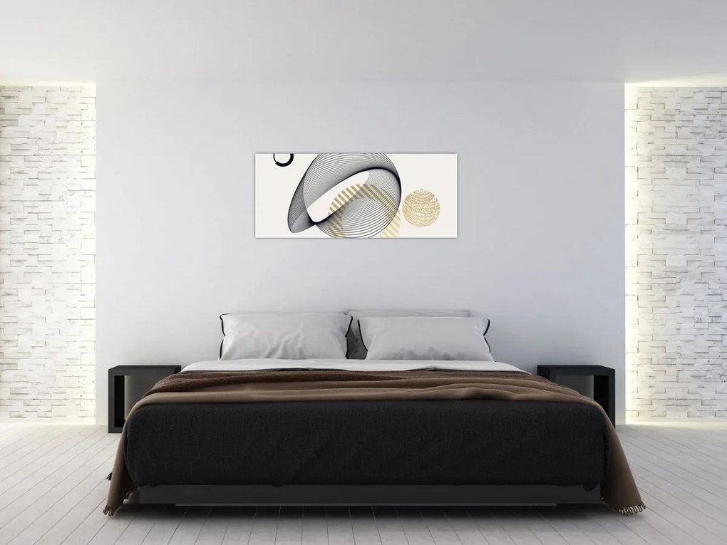Obraz - Geometrické tvary N⁰3 (120x50 cm)