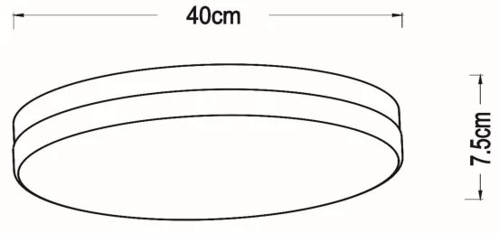 Lucide 79111/40/30 - LED Kúpeľňové svietidlo BISKIT LED/36W/230V IP44 čierna