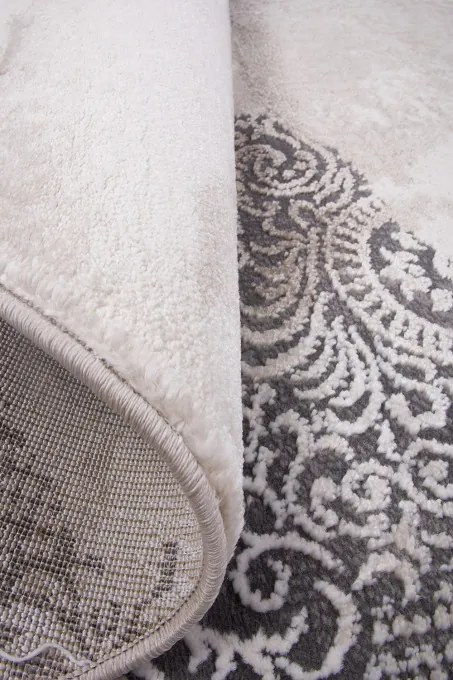 Koberec GALYA GAK11C sivý / hnedý kruh