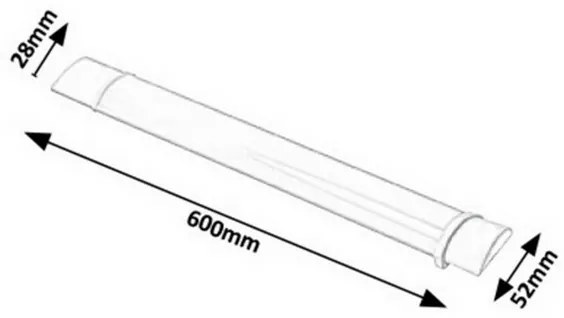 Rabalux 1454 - LED Technické svietidlo DROP LIGHT LED/20W/230V IP65