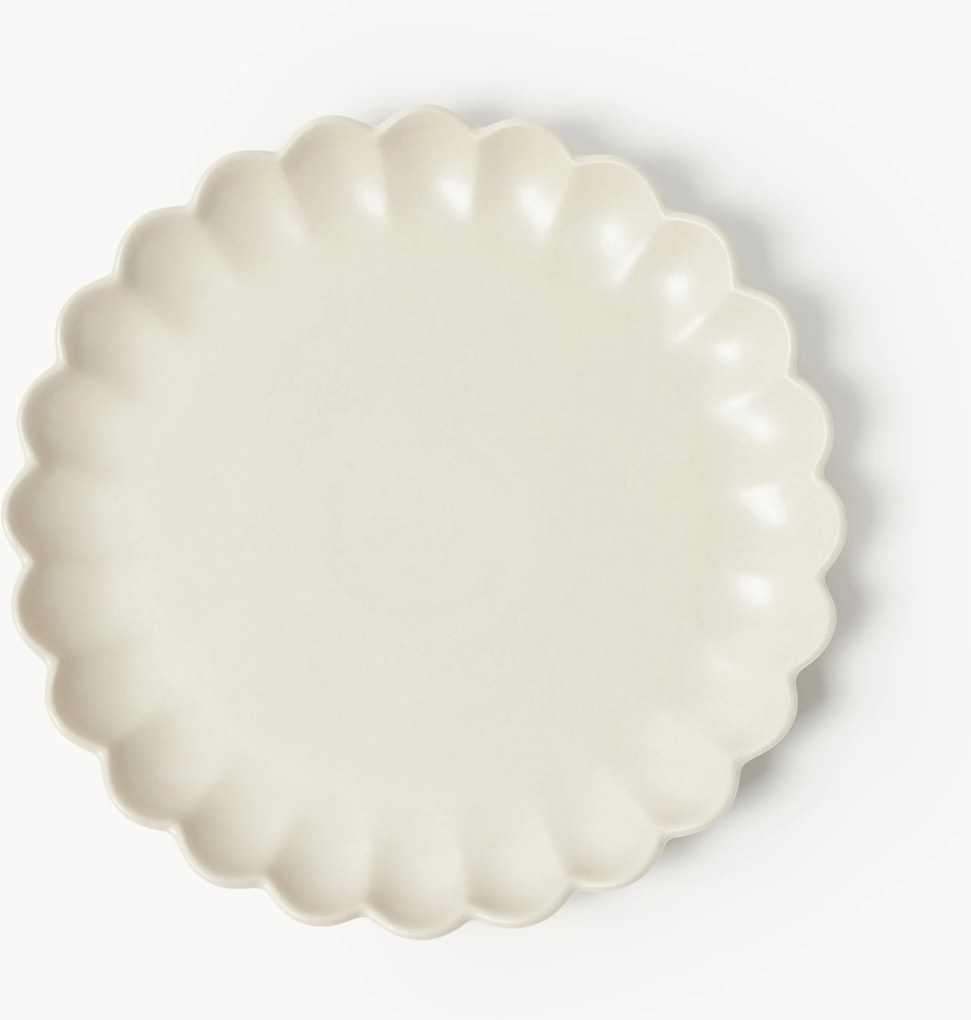 Plytké taniere v tvare kvetu Sabina, 4 ks