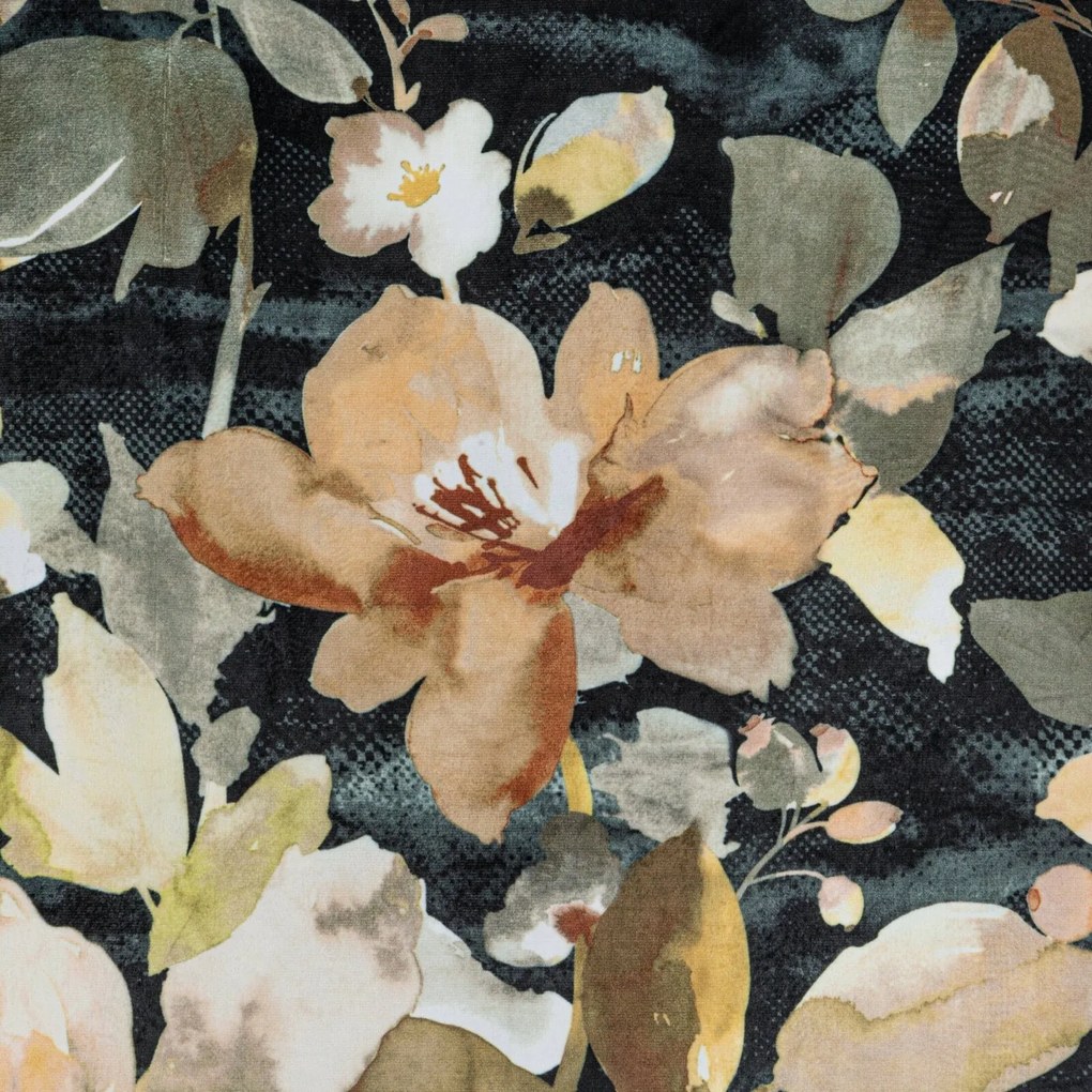 ZATEMŇOVACÍ ZÁVES NA KRÚŽKOCH BETTY 140X250 CM KVETY