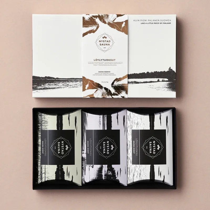 Prírodná vôňa do sauny 3ks / dárková sada