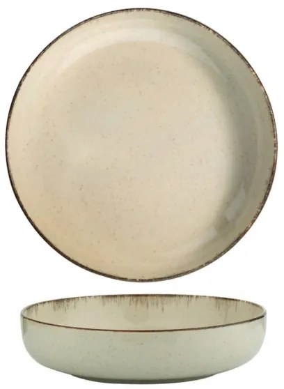 Jedálenská súprava 24 ks béžová/porcelán