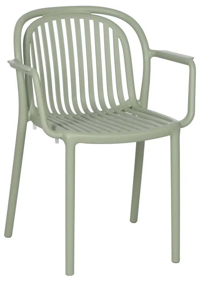 Zelená plastová jedálenská stolička Alia – Ixia