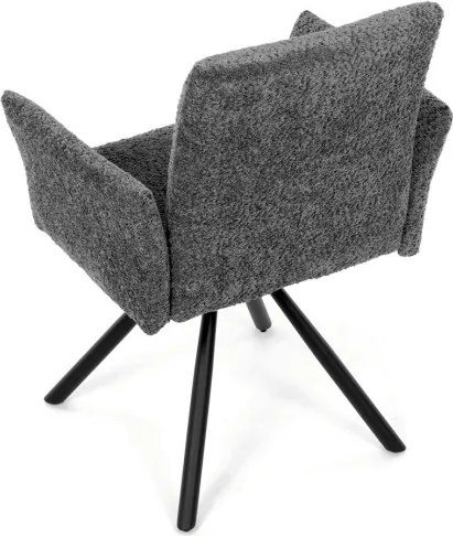 Jedálenská stolička sivá DCH-W1117 GREY2