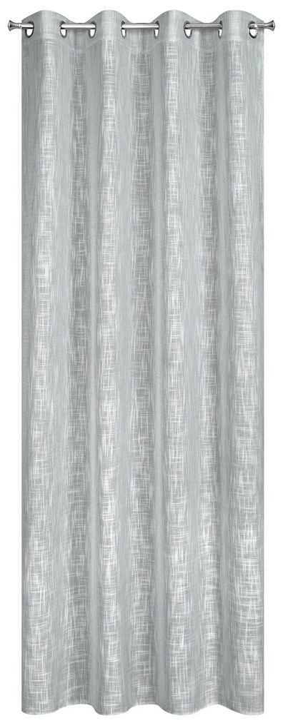 ZÁVES NA KRÚŽKOCH LIREN 140X250 CM STRIEBORNÁ