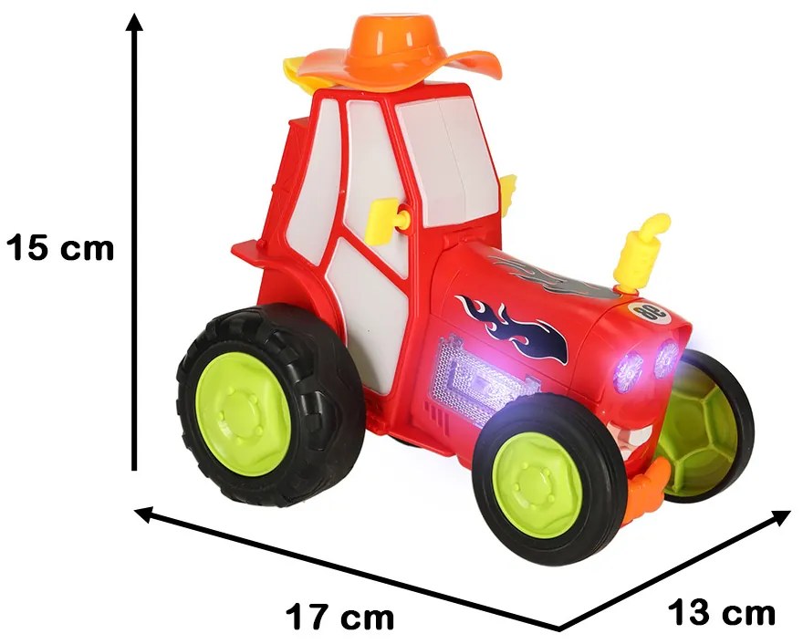 KIK RC traktor na diaľkové ovládanie skákajúci traktor tancujúci zvuk