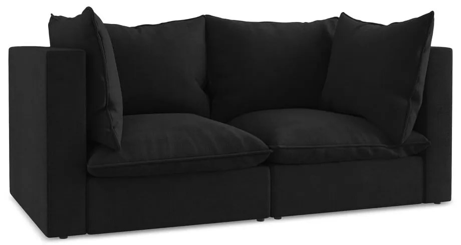 Čierna pohovka 180 cm Manao – Makamii