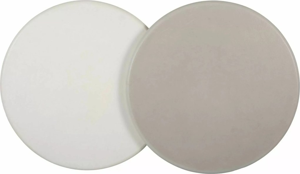 Okrúhly konferenčný stolík Clav 60 cm - svetlošedý