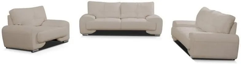 Sedacia súprava omega Lux 3+2+1, černá (Vega 99)