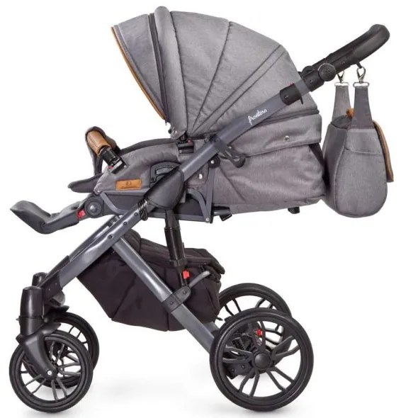 Camini Kočík CAMINI Frontera kombinovaný 2v1 2018 graphite