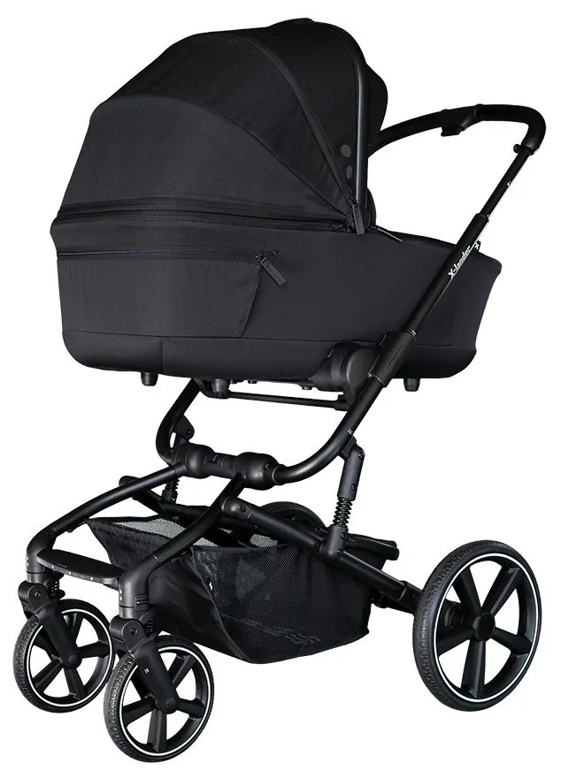 Kombinovaný detský kočík s veľkými kolesami 2 v 1 X-lander Cruiser 2.0 Cool Black 2025