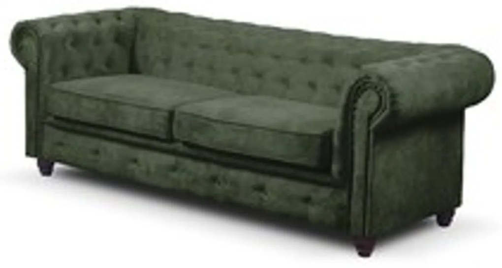 Pohovka Infinity Chesterfield III Čierna