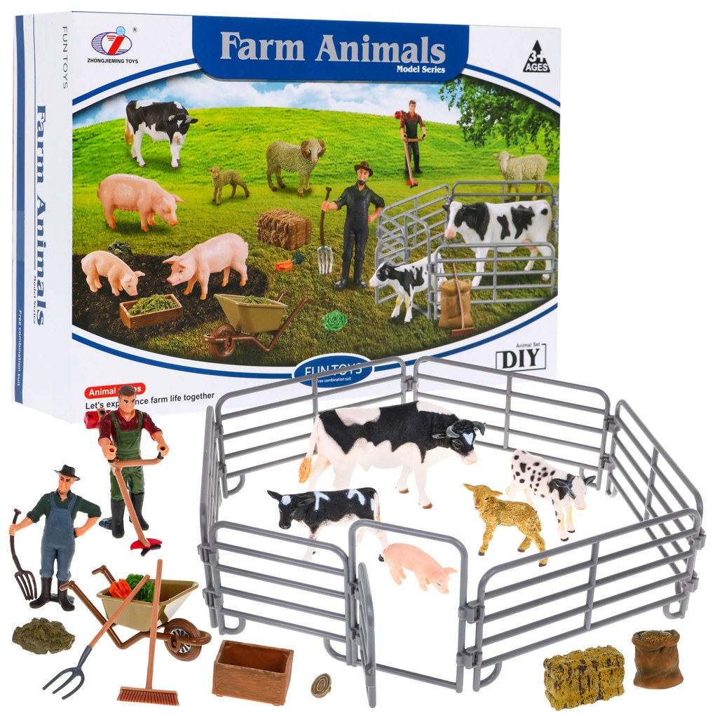 Farmársky set s figúrkami a doplnkami RAMIZ Q9899-ZJ67