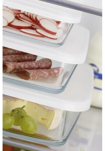 SIMAX NÁDOBA S BIELYM VEKOM 21 CM