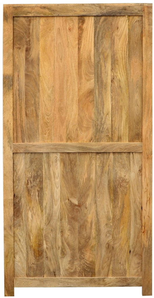 furniture-nabytek.cz - Knižnica do obývačky 90x180x35 z masívu mango