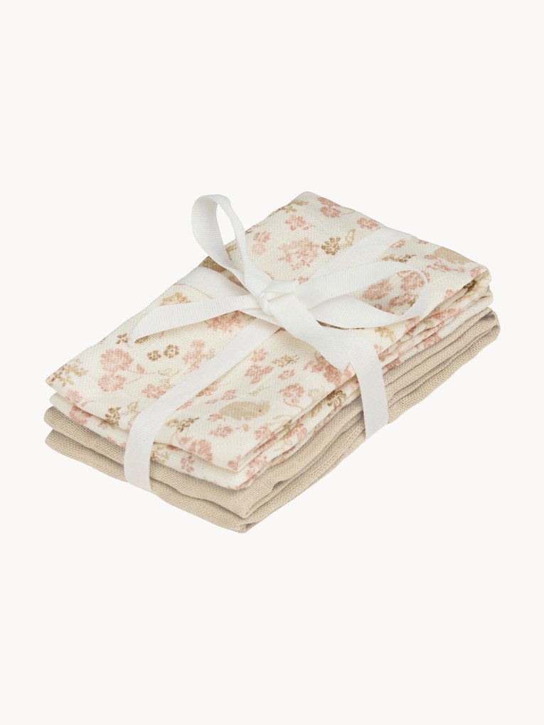 Detské mušelínové ručníky z organickej bavlny Augusta, 4 ks